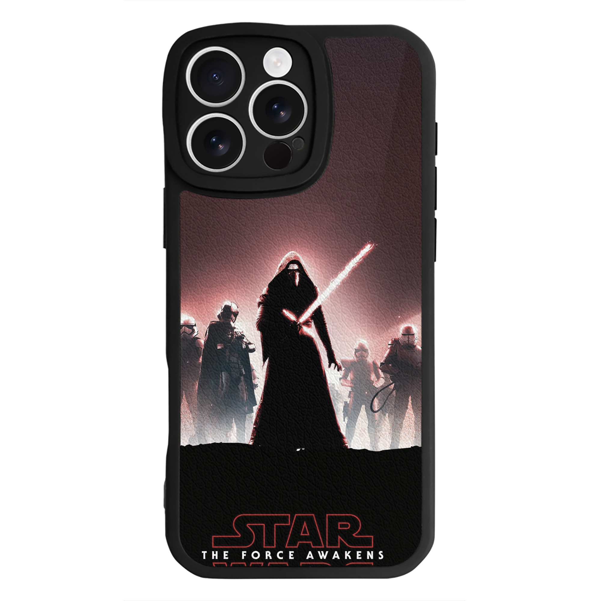 （画像用） スター・ウォーズ Star Wars 【iPhone 16シリーズ対応】シリコンスマホケース（レザー調） 材質：シリコン